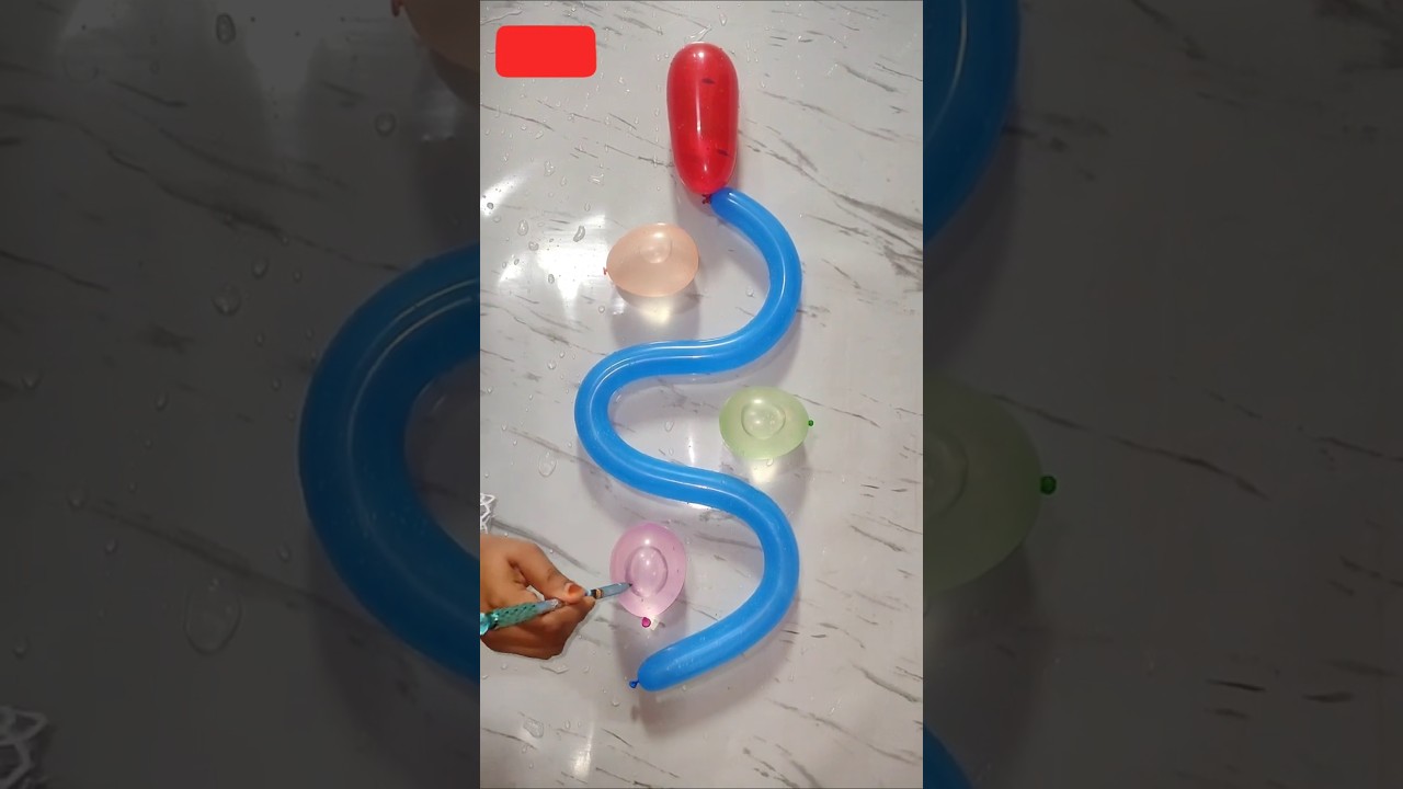 Balloon Snake Attacks! 🐍💥 Water Balloon Popping Fun 