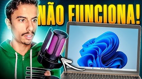 MICROFONE NÃO FUNCIONA no PC ou NOTEBOOK? APRENDA RESOLVER!