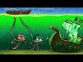 HOW TO SURVIVE IN TOXIC OCEAN WATER! (Minecraft Island Survival)