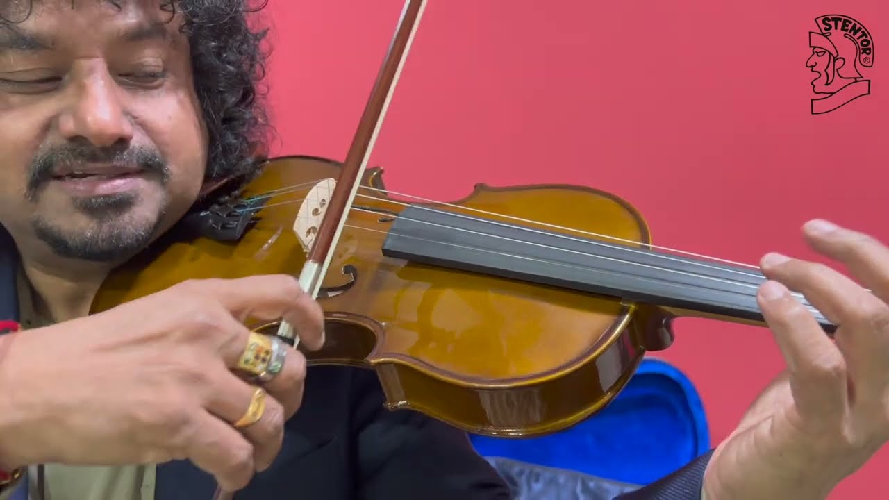 Stentor Violins &1500 Violin Review I Manoj George - 1st Stentor Endorsee in world - YouTube