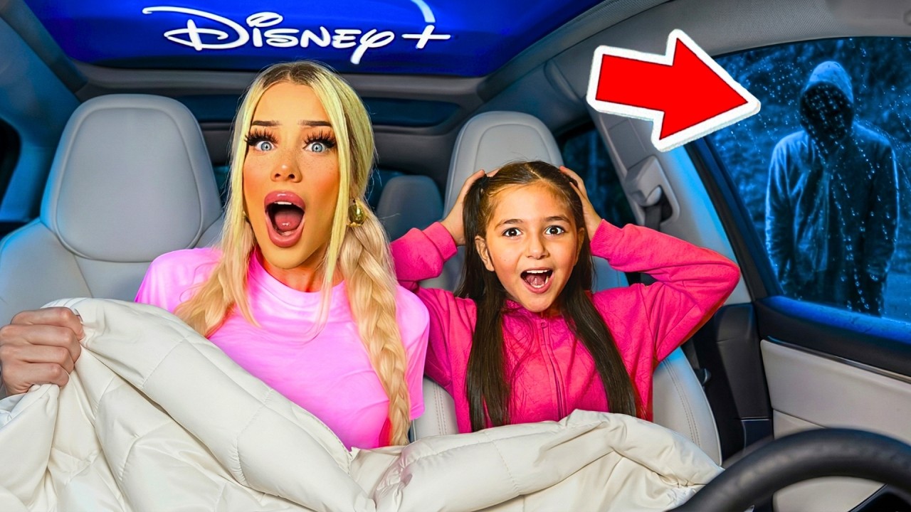 ÜBERNACHTE niemals im AUTO um 3 UHR Nachts 😱