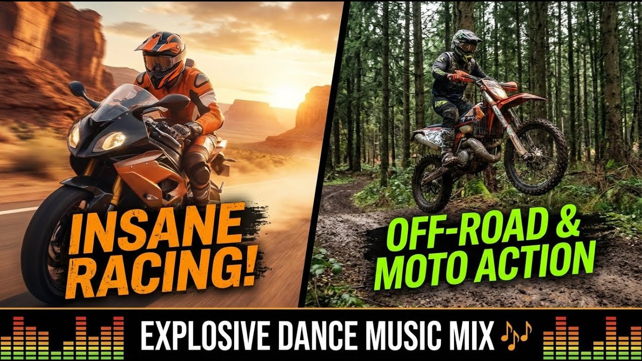 No Fear, No Limits 🏍️ The Most Extreme Motorcycle Racing Moments with High Energy Dance Musi