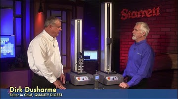 Starrett L1 Series Digital Force Testers - Demo & Q/A (2017 Expo)