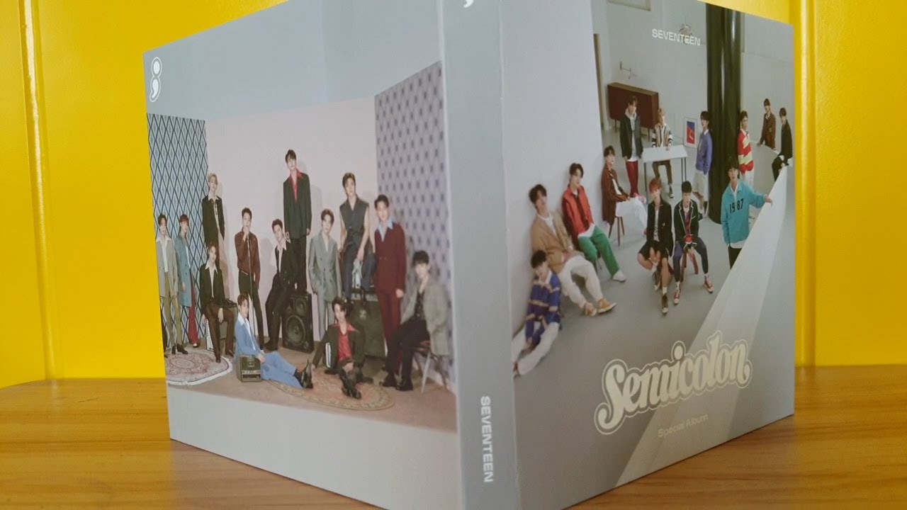 [UNBOXING] SEVENTEEN SEMICOLON ALBUM (GROUP VERSION) - YouTube
