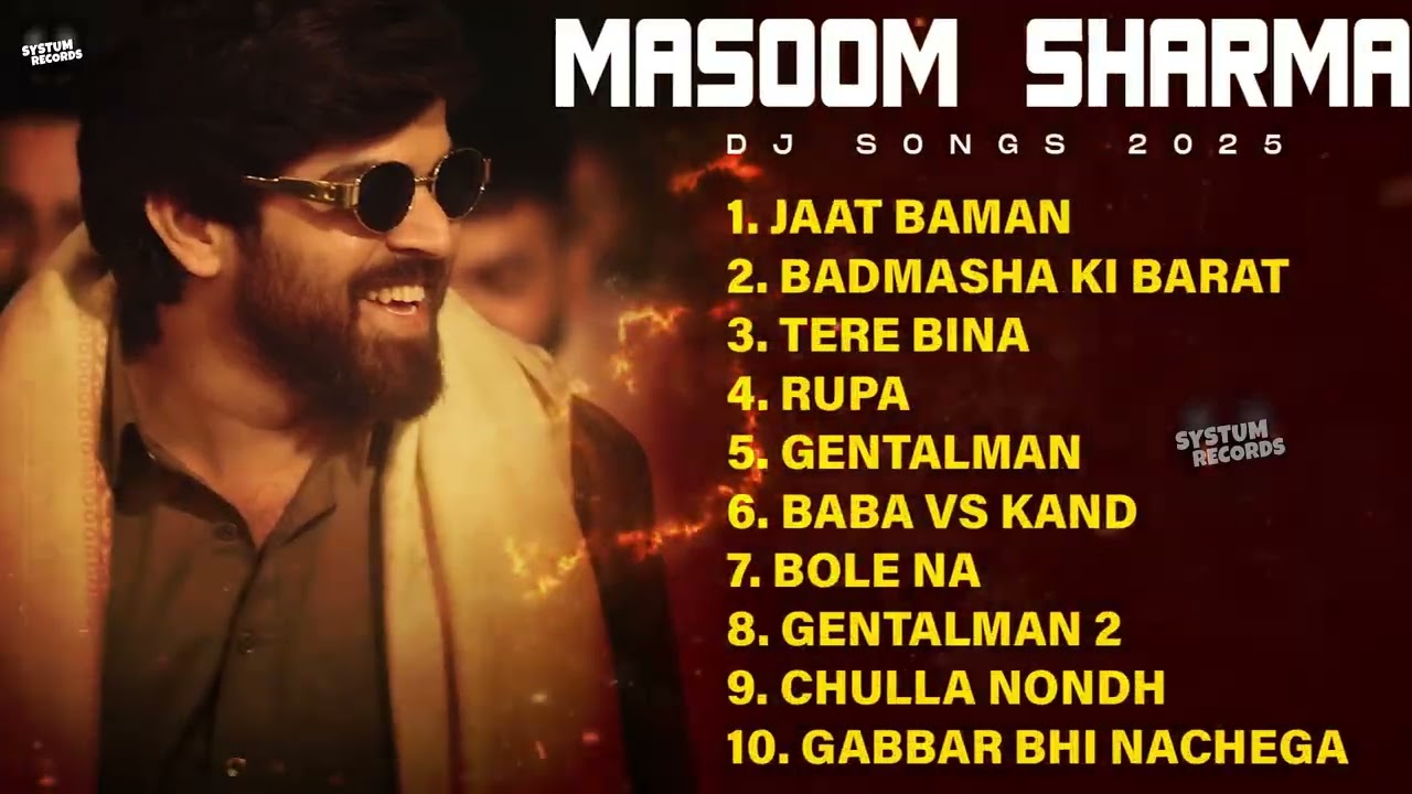 Masoom Sharma Banned Songs 2025 | Top 10 Hit Song | Latest Haryanvi Song | New Haryanvi Song