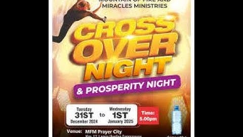 CROSS-OVER NIGHT SERVICE INTO 2025 (31-12-2024) DR D. K. OLUKOYA (FULL HD)