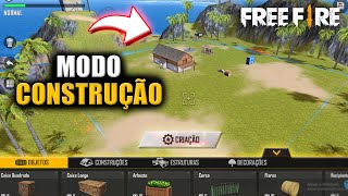 FUI O PRIMEIRO A TESTAR O NOVO MODO DE CONSTRUIR NO FREE FIRE MAX