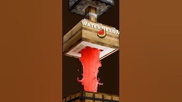 Satisfying Minecraft Juice Press Fluid Simulation🍎