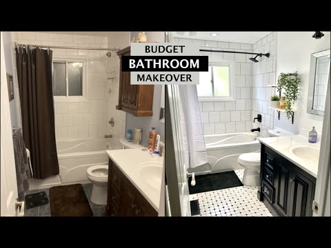 Video: Gør-det-selv budgetrenovering på badeværelset