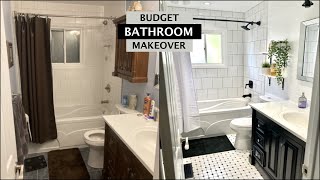 DIY Budget Bathroom Makeover