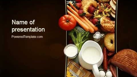 Plenty of Food PowerPoint Template