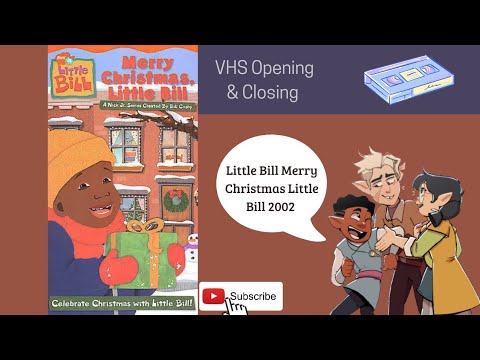 Little Bill Merry Christmas Little Bill 2002 VHS Opening & Closing (Canadian Copy)