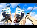 Ship FILLED with Ragdolls Gets Cut in Half - Teardown Mods Gameplay