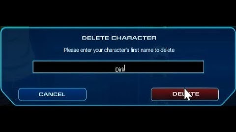 How to Delete Characters with the Same First Name: FusionFall Retro