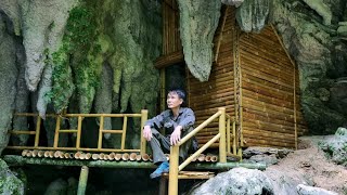 Build a shelter in the rock cave, gorgeous and warmTropical Forest #6