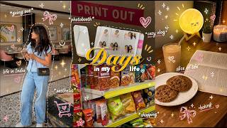 day in my life vlog 🎀 life in india 💖 photobooth,shopping,baking,crocheting,coffee and lots more ☁️ screenshot 5
