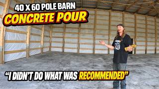 HOW DO YOU DECIDE? Tough Concrete Decisions- Pole Barn Build Chaos