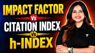 Impact factor Vs Citation Index Vs h-Index | UGC NET Paper 1 Communication | 2026 | Toshiba Mam