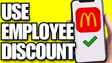 How To Use Employee Discount On Mcdonald