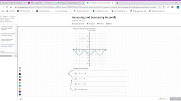 Increasing and decreasing intervals   Algebra practice   Khan Academy   Google Chrome 2020 06 08 08