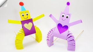 Funny Paper robot | Moving paper TOYS