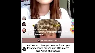 Hayden Summerall Says him and Annie Leblanc are still friends!!!