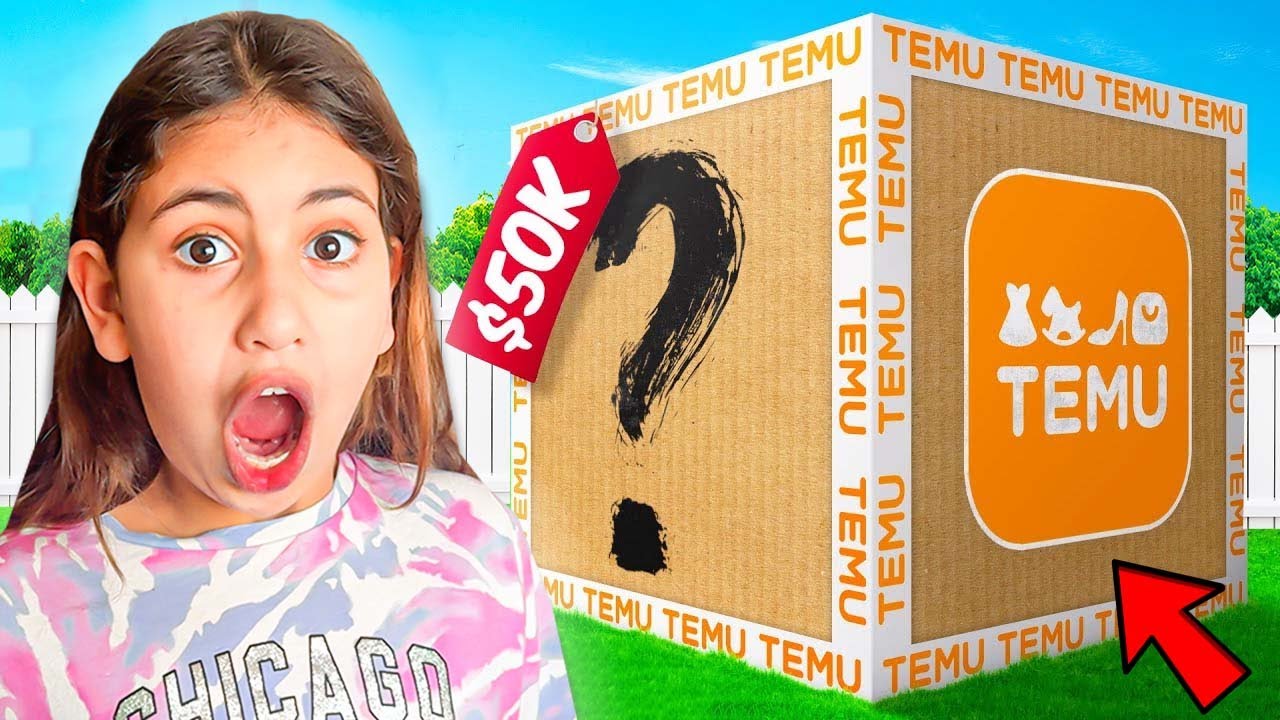 اخيرا..اشتريت اكبر صندوق عشوائي‼من موقع تيموا ✅لاختي رانية (تصدماات )