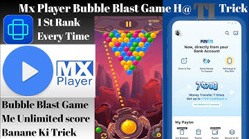 Mx Player Bubble Blast New Tricks Bubble Blast unlimited score trick Bubble Blast Me Auto win Trick