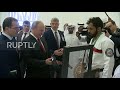 UAE: Gifts galore! Putin and Sheikh Mohammed exchange gifts