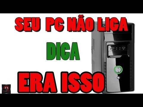 PC NÃO LIGA, NÃO ACENDE A LUZ DE POWER, RESOLVIDO,ERA SO ISSO!