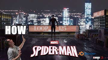 SPIDERMAN ANIMATION IN BLENDER | #blender #3d #3danimation #blender3d