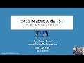 2022 Medicare 101 - Everything You Need to Know!!