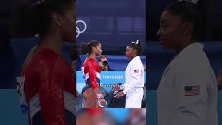Jordan Chiles reacts to filling in for Simone Biles at the 2020 Olympics #shorts