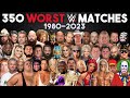 The 10 worst wwe matches of every year 20231980