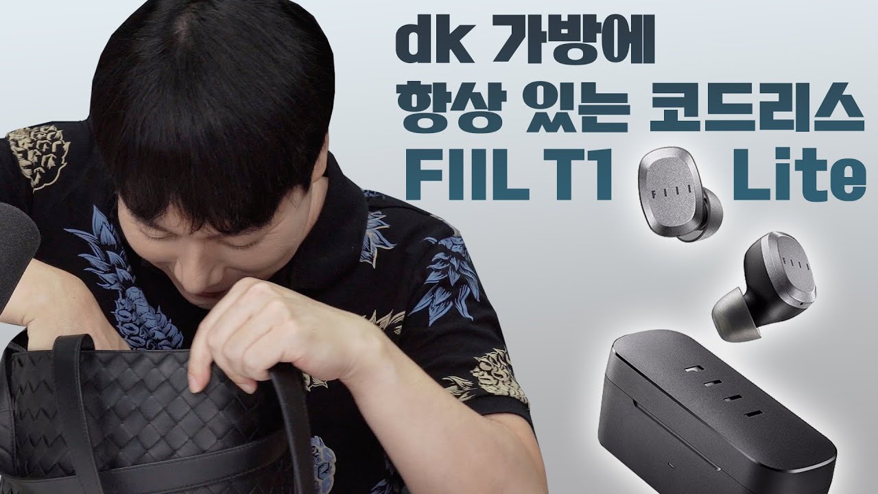 dk 가방에 항상 들어있는 코드리스 FIIL T1 Lite (한국에만 발매?)