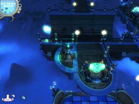 Switchball - Caveworld level 1 - 4, gold medal run