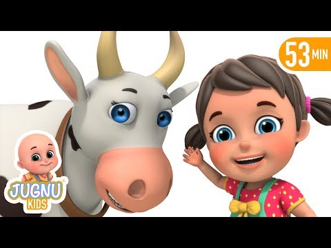 Meri Gaiya aati hai | Hindi poems - Cow Song |  Hindi rhymes for children by Jugnu Kids