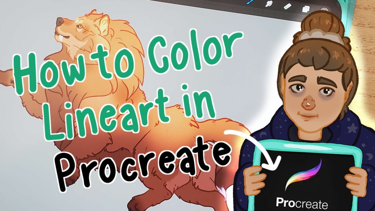 Tips and Tricks for COLORING LINEART in PROCREATE - Digital Art ...