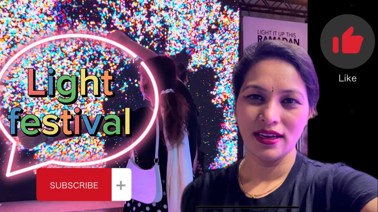 Light festival in Doha 2023… YouTube
