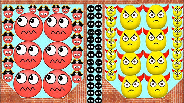 🎯 Hide Ball brain teaser games 🥰 - save the bee & dogs 🆚 lucky balls 2048 Gameplay part 26