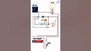 Automatic on of light LDR sensor circuit, #automation #shortvideo