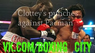 All landed punches by Clottey vs Pacman