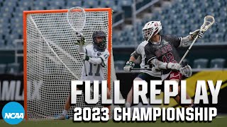 Lenoir-Rhyne vs. Mercyhurst: 2023 NCAA DII men's lacrosse championship | FULL REPLAY