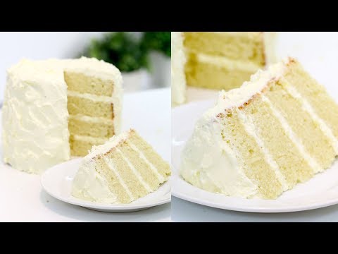 how-to-make-the-perfect-vanilla-cake-|-vanilla-birthday-cake-|-recipe