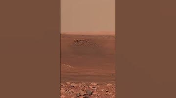 Mars is red because its surface is covered in iron oxide, or rust.