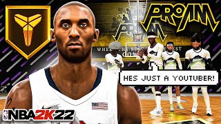I took my KOBE BRYANT BUILD to a COMP PRO AM LEAGUE in NBA 2K22 (ep. 1)