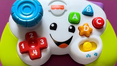 Fisher Price Gaming Controller Learn Colors, Numbers and Shapes | Kids Learning Video
