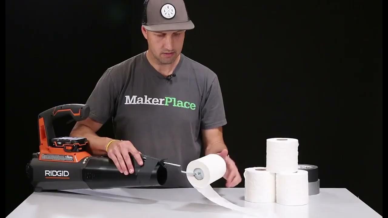 Make a Toilet Paper Cannon from a Leaf Blower YouTube