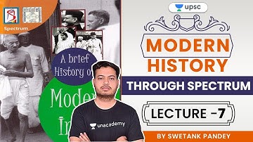 L7: Modern History | Spectrum | UPSC CSE/IAS 2021/22 #modernhistory #upscprelims2021 #spectrum