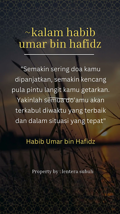 Konsiten dalam berdo'a | Kalam habib umar bin hafidz #shortsvideo #shorts #shortsyoutube
